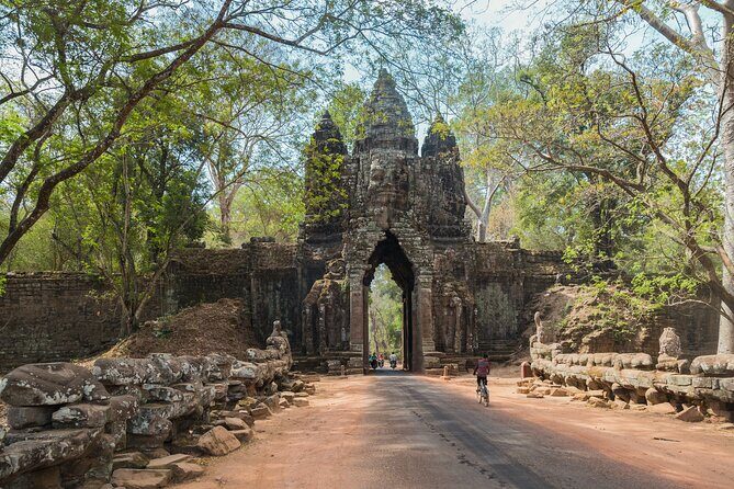1-Day private Angkor Temple Tour by Tuk Tuk from Siem Reap - The Angkor Wat approach: eastern entry and the bas-relief story walk