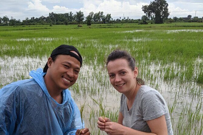 Afternoon Tour BambooTrain & Bat Cave - Sunset at the Rice Fields Around 5:30 PM