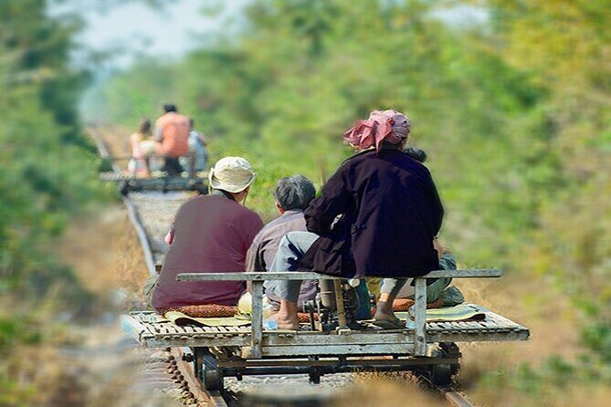 Afternoon tour to Original Bamboo train. Bat cave. Killing cave - Battambang’s colonial streets and the Ta Dumbong Kro Aung stop