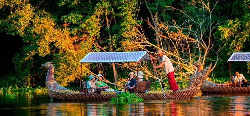 Angkor Bike tour & Gondola Sunset Boat - The built-in break: water, fruit, and a reset