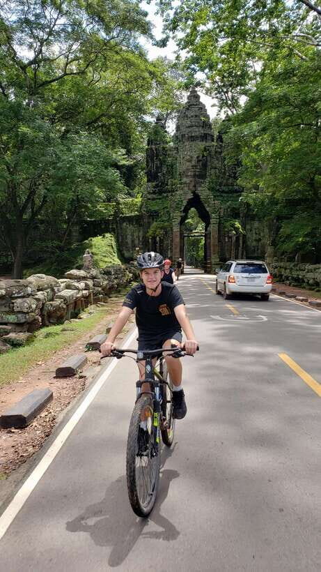 Angkor Jungle Biking Adventure Private Cycling Tour - Angkor Thom and Bayon: gate energy and palace-area momentum