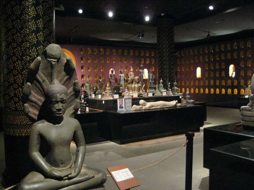 Angkor National Museum Ticket with Tuk-Tuk Pick-Up - The 1000 Buddha statue gallery and why it matters