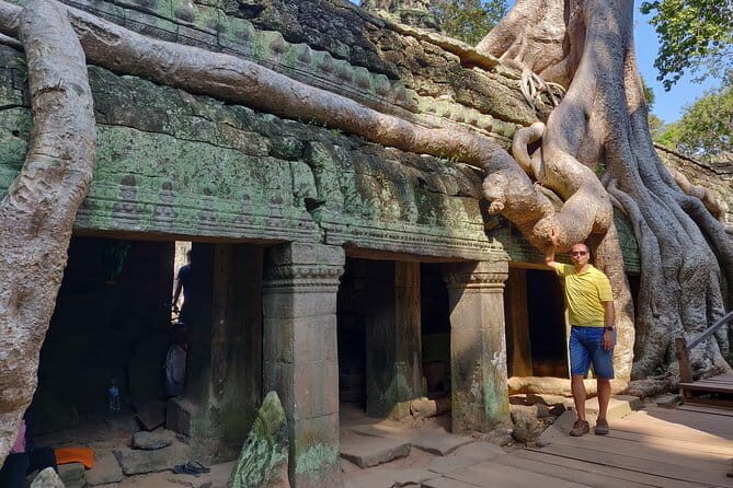 Angkor Temple Tour with Sunset - Small Group - Angkor Thom South Gate and Terrace of the Leper King