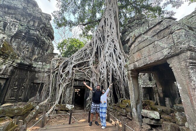 Angkor Wat 1-Day Tour by Private Car or Minivan - Private guide energy: Thanut, Voleak, and Handsome make the day click