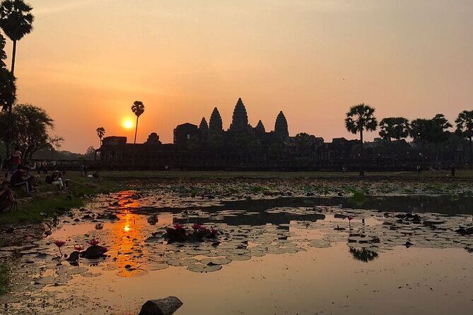 Angkor Wat at Sunrise - The sunrise moment: Angkor Wat’s spires in first light