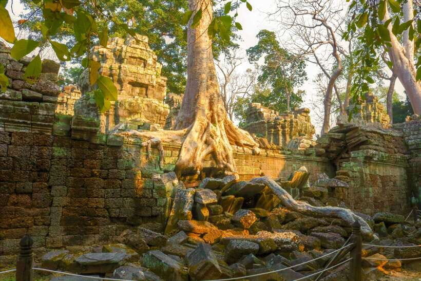 Angkor Wat: Full-Day Temples Small Group Tour - Angkor Thom’s southern gate: a city guarded by gods and demons