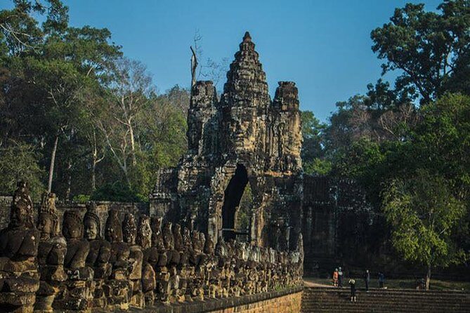 Angkor Wat highlight Tour From Sunrise -Small Group - Terrace of the Leper King: where you learn to read the carvings
