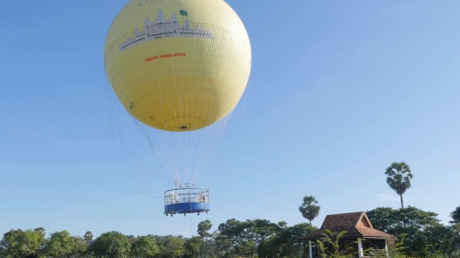 Angkor Wat: Small-Group Tour with Balloon Ride and Lunch - Angkor Thom South Gate: demons, gods, and the 108-figure causeway