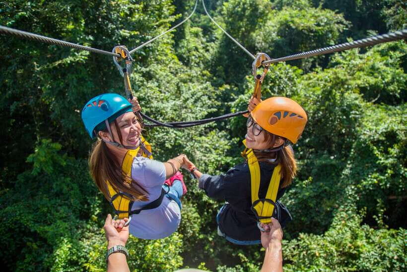 Angkor Zipline Eco-Adventure Canopy Tour - The Abseil Finale and the Jungle Nature Trail Back