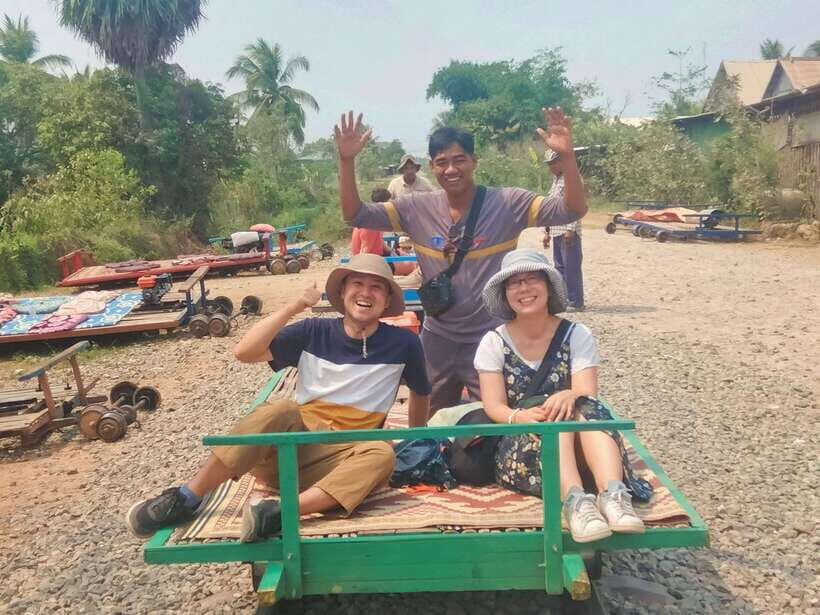 Bamboo Train, Banann Temple, Fruit Bat, Bat Cave, Sunset - Morning Pickup and the Shrine Stop: Getting Oriented in Battambang