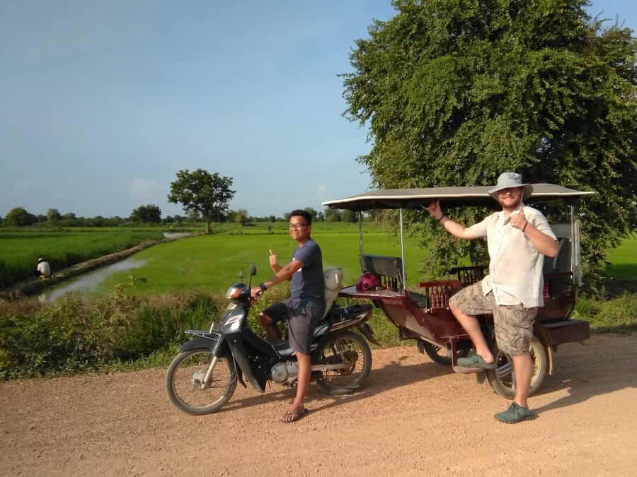 Battambang family tuktuk tour BambooTrain/Wat Banan/Bat cave - Key highlights you’ll feel fast