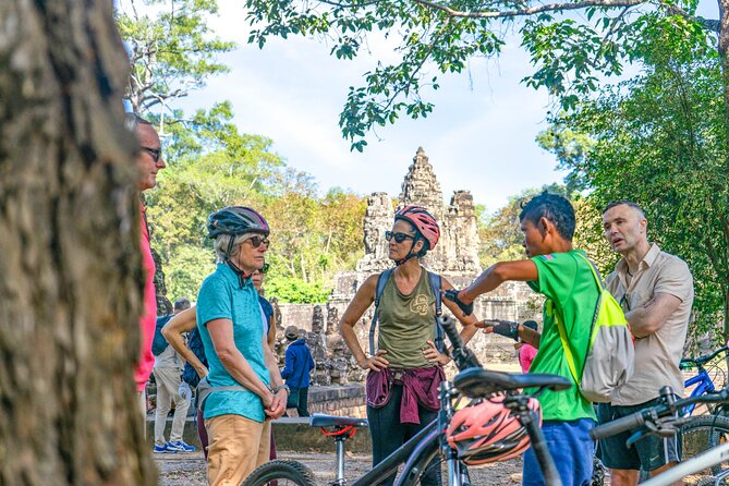 Cycle the Angkor Backroads with lunch / E-Bike or Tuk Tuk - Getting ready: pickup, fitting, and starting at 8:00 am