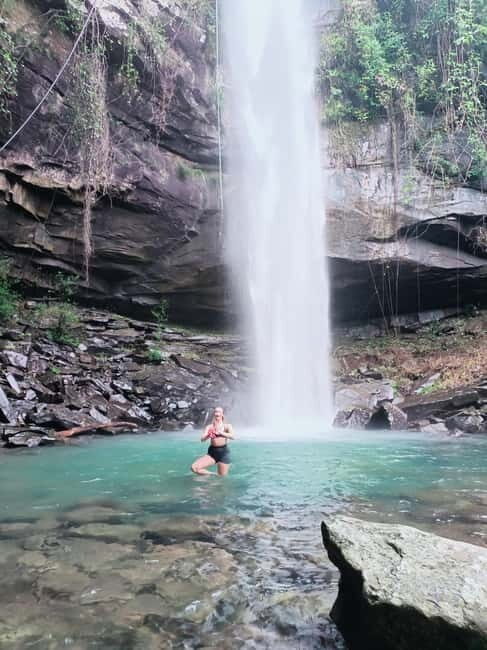 Discover Hidden Waterfall, Jungle Trekking, Swim Incl Snacks - Veal Pouch (Butterfly) Waterfall: the Kampot stop with real quiet