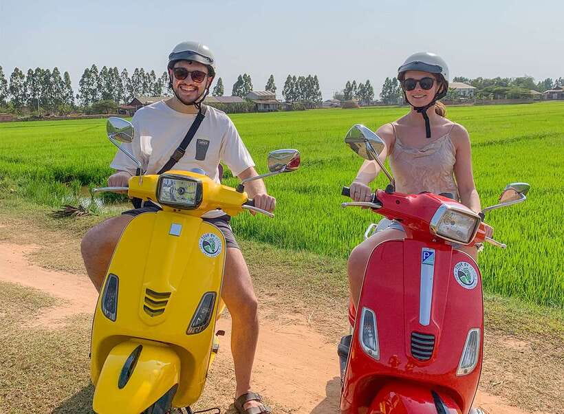 Floating Village Sunset boat Vespa Tour / Tuk Tuk Available - The feel of this Vespa + boat loop in Siem Reap