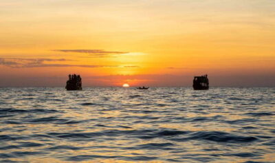 Floating Village Sunset boat Vespa Tour / Tuk Tuk Available - From hotel pickup to countryside viewpoints: your afternoon starts moving