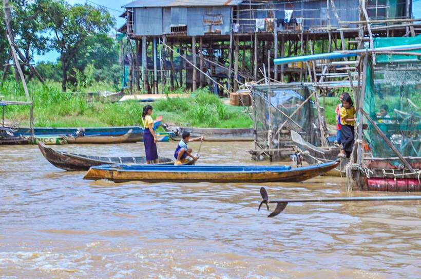 Floating Village Sunset boat Vespa Tour / Tuk Tuk Available - Transportation details: Vespa, drivers, and the tuk tuk option