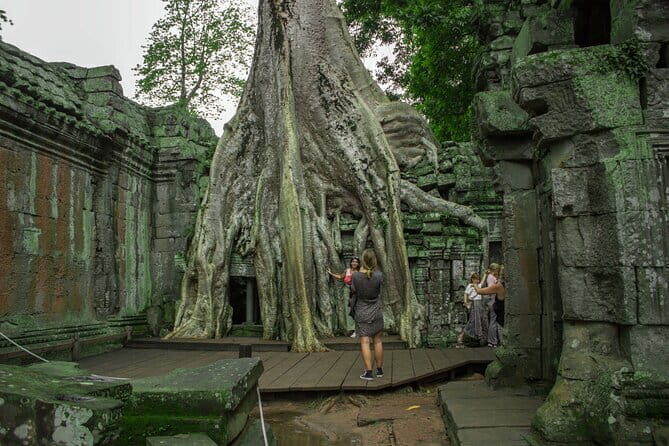 (Free eSim) Classic Angkor Wat Sunrise Full Day Tour - Bayon Temple: Smiling Faces in Soft Morning Light