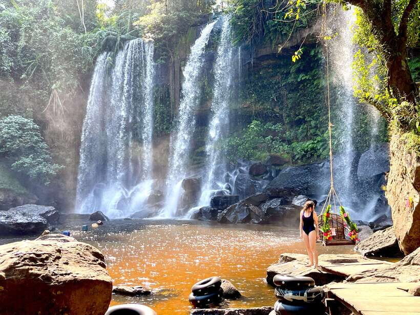 From Siem Reap: Banteay Srei and Kulen Waterfall Guided Tour - Preah Dak village stop: nom ban chok noodles and craft culture