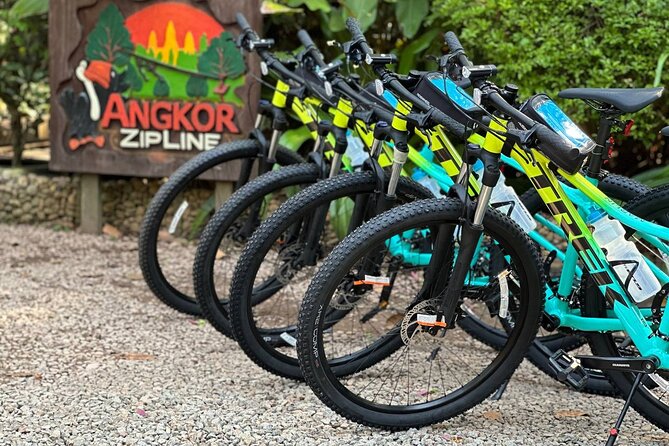 Full-Day Bike Tour in Siem Reap with Zipline - Cycling through Angkor backroads: pace, terrain, and how long you’re actually riding