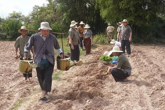 Full Day Siem Reap Farm Tour with Cooking Class and Monk Blessing - Getting there with tuk-tuk and an English-speaking guide