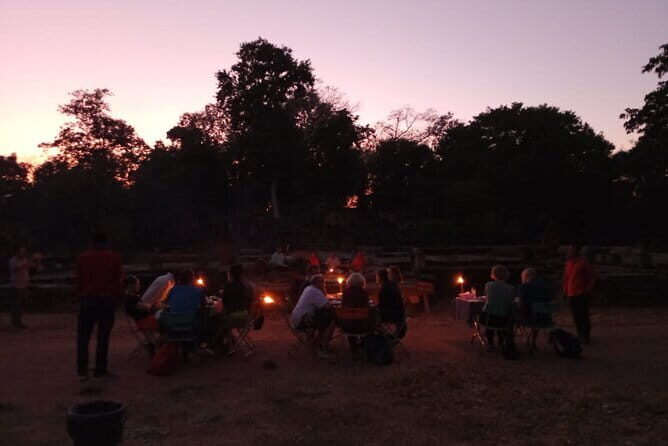 Full Day Tour from Siem Reap - Bamboo Train, Killing Cave & Sunset - Battambang Bat Caves at dusk: the black streak moment