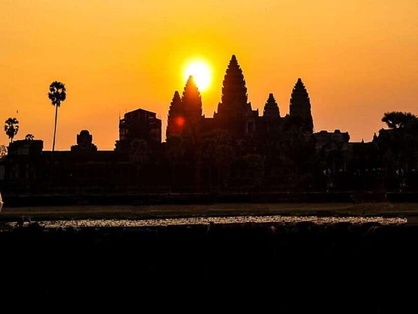 Grand Circle With Sunrise Private Tuk-Tuk - Angkor Wat at sunrise: the payoff for the early wake-up