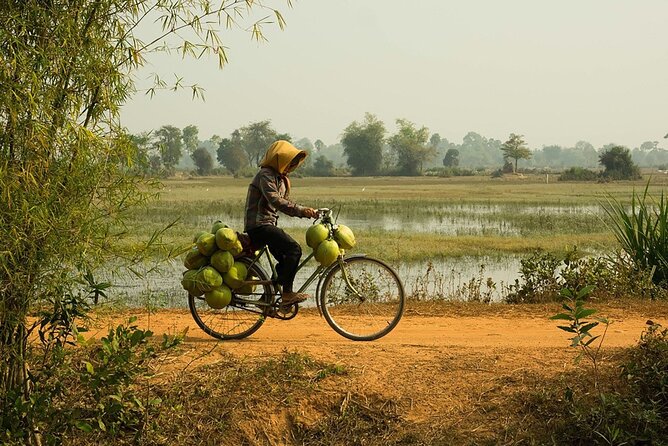 Grand Tour-Ek Phnom. Baset. Bamboo Train. Wat Banan. Phnom Sampov - The food lesson and tasting time: rice products, dumplings, and rice paper