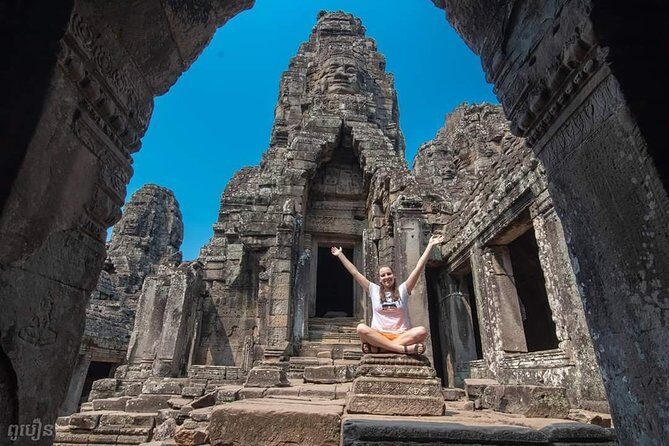 Half Day Angkor Wat Tour - Morning or Afternoon from Siem Reap - Angkor Thom South Gate photo stop to close strong