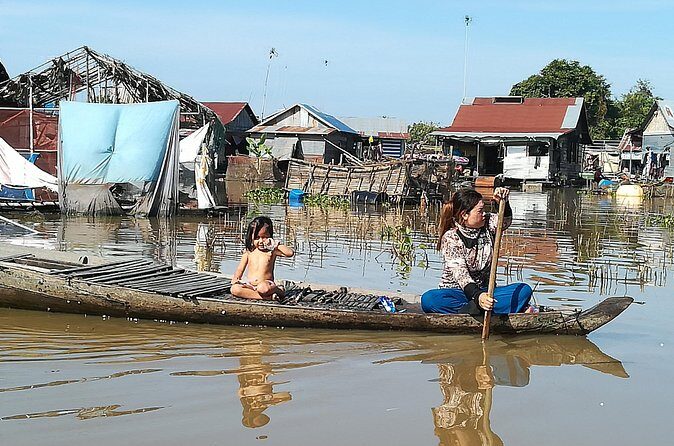 Half Day Floating Village ( Mechrey) & Tole Sap Tour - Farm stops along the way: lotus, ducks, and more practical agriculture