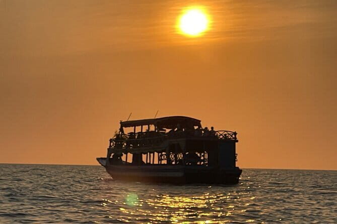 Half Day Kampong Pluk Fishing Village with Sunset Private Tour - Boat time through schools, pagodas, and everyday river homes
