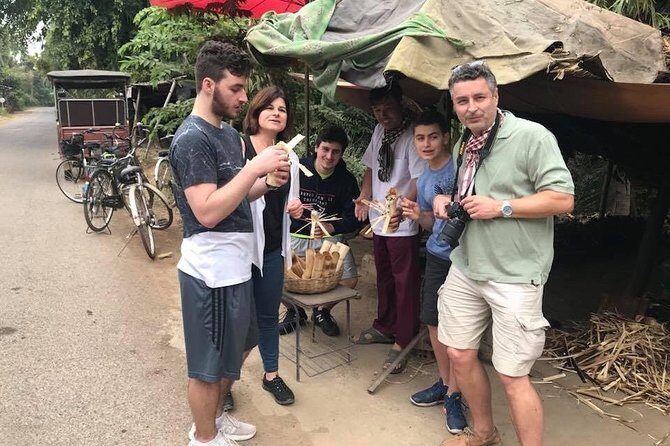 Half day morning bicycle tour to Explore local livelihood and test local snacks - Wat Ek Phnom: Old Temple, Big Buddha, and a Change of Pace