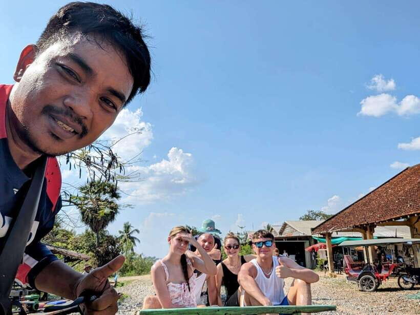 Half-day swing bridge, bamboo train, batcave & Killing cave - A six-hour “best of Battambang” route that feels like more