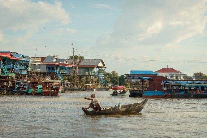 Kampong Phluk Floating Village Tour by Boat - The motorboat ride: stilted houses, mangroves, and the working view of the village