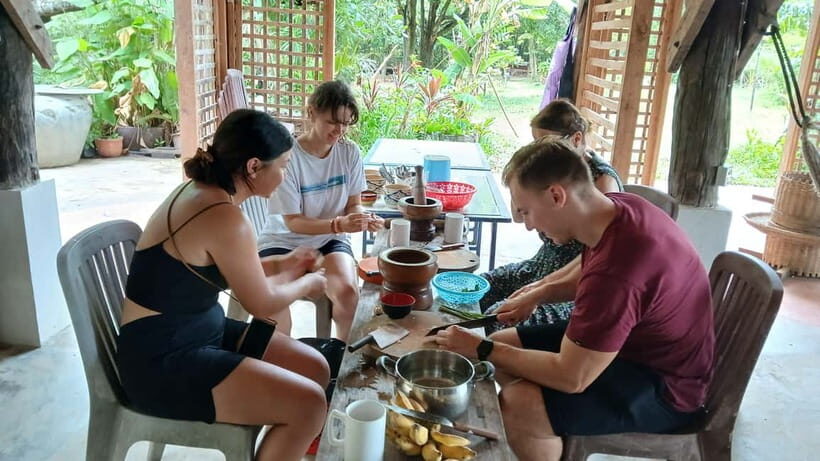Kampot Countryside: Authentic Khmer Cooking Class - The paddy views and a seasonal stream swim