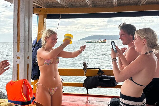 Koh Rong Tour: A Snorkeling, Fishing, Sunset, Plankton - Plankton glow at night: the most unusual payoff