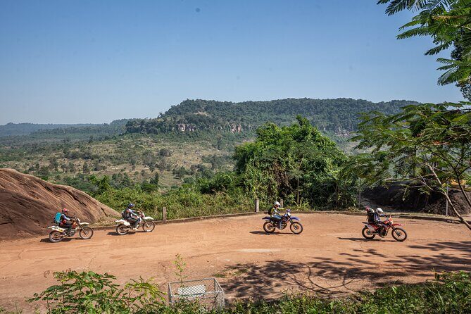 Kulen Mountain Trails Dirt Bike Tour - The morning run toward Kulen: peaceful roads and a quieter Cambodia