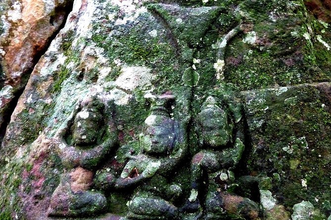 Kulen Waterfall & Kbal Spean Tour - Pagoda views and the reclining Buddha at the mountain tip