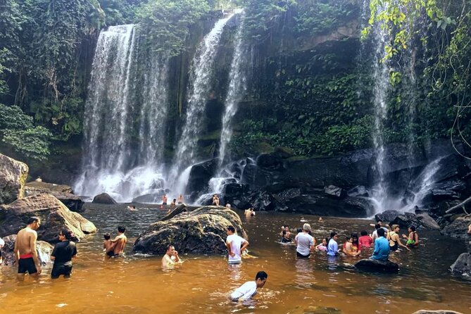 Kullen Waterfall Park with Small Group included entrance fee - Sugar Palm Making Demo and the Cambodia Landmine Museum (Aki Ra)