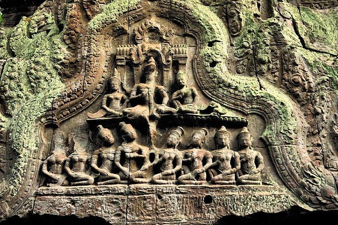 One Day Private Guide Tour of Angkor Thom, Bayon, Ta Phrom & Angkor Wat - Terrace of the Elephants + Terrace of the Leper King: storytelling through stone