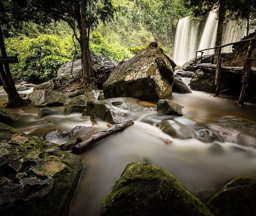 Phnom Kulen Waterfall & the Sacred 1000 Lingas (with Lunch) - River of a Thousand Lingas: walking through carved worship stones
