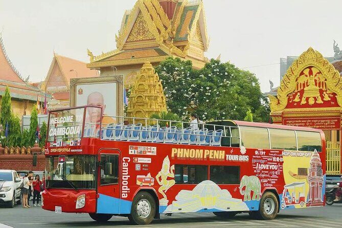 Phnom Penh Hop-on Hop-off Bus with Free Boat Cruise 1 Day Pass - Starting at U Mall Phnom Penh: your easy meeting point