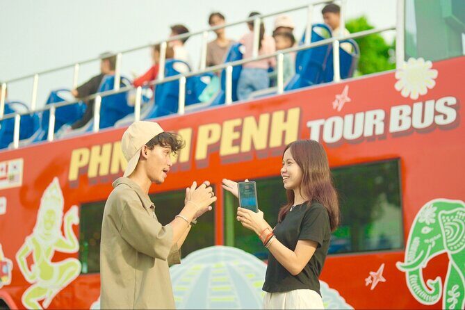 Phnom Penh Hop-on Hop-off Bus with Free Boat Cruise 1 Day Pass - Wat Phnom and the hill-temple viewpoint vibe