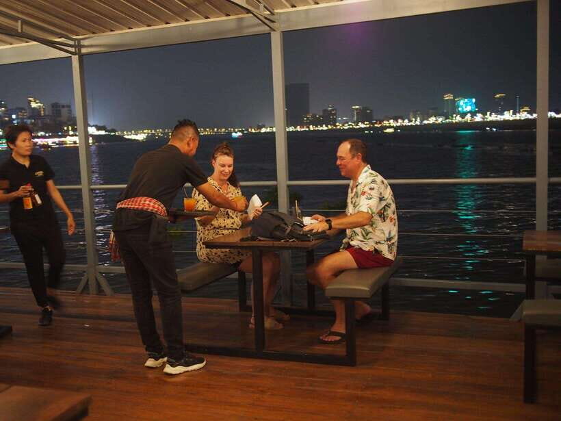 Phnom Penh: Mekong Sunset Dinner Cruise with Live Music - Welcome Cocktail and Drink Value: Easy-Start, Then You Choose