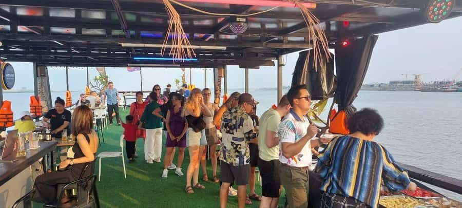 Phnom Penh: Sunset Cruise with Unlimited Beers & BBQ Buffet - The Route Highlights: Diamond Island, Riverfront Views, and More