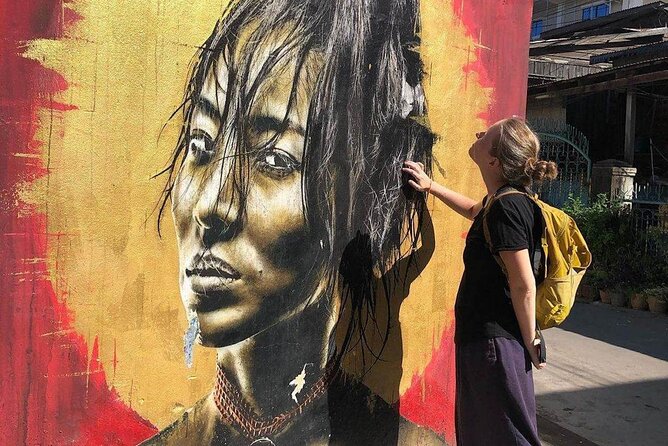 Phnom Penh's Morning Market and Street Art Tour by Tuk tuk - Stop 2: Sangkat Boeung Kak 1 and murals in places you’d miss