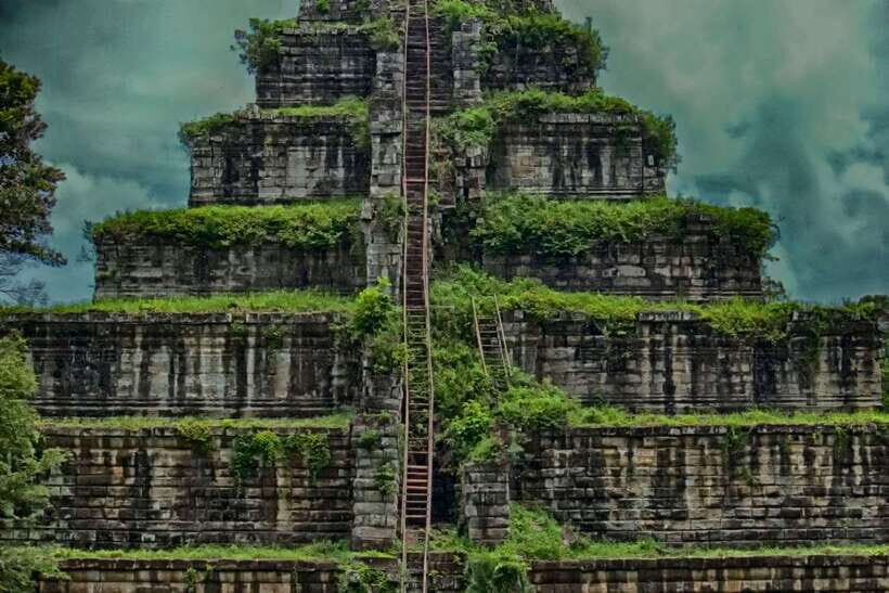 Prasat Thom, Koh Ker Group & Beng Mealea Full-Day Tour - Prasat Thom Of Koh Ker: Visiting The Khmer Capital Period Temple Site