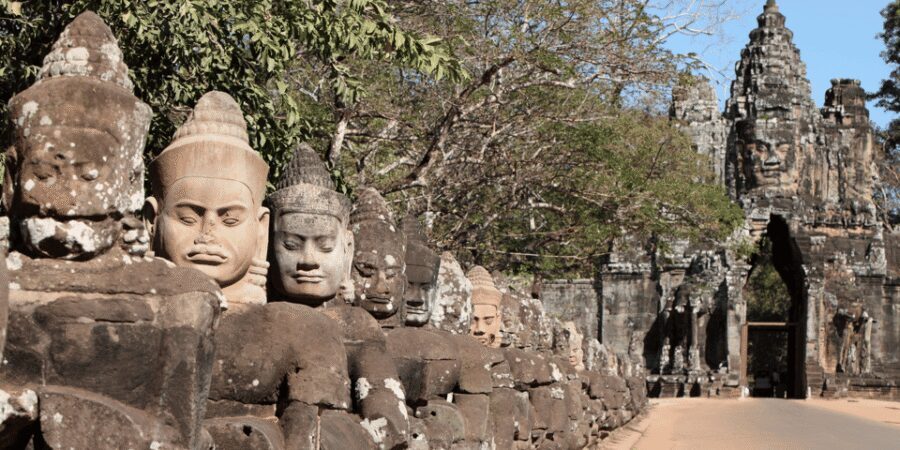 Private Sunrise Angkor Wat Tour - Bayon Temple: smiling faces, strategic pacing, and breakfast