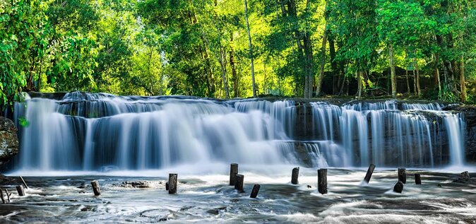 Prrivate Guided Tour To Bantey Srei Temple And Phnom Kulen Paradise Waterfall - Key highlights