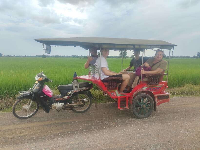 Secret Countryside Rice fields-Bamboo Train/Bat Cave - Bamboo Train: the fun ride with one extra fee