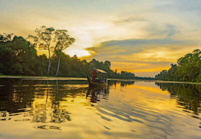 Siem Reap: Angkor Sunset Bike & Boat Tour /E-Bike Available - The 1:45 PM rhythm: from hotel pickup to quiet temple access